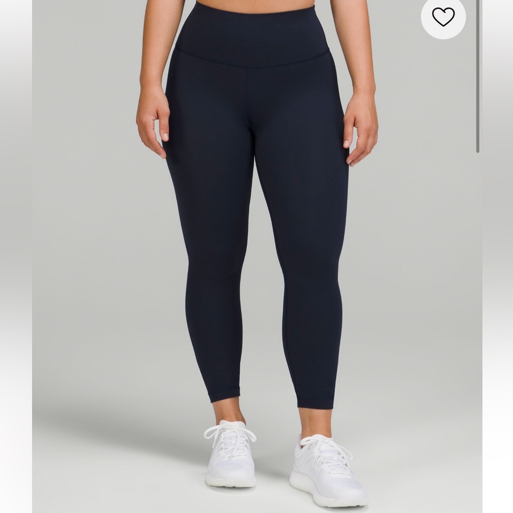 lululemon Wunder Train Contour Fit High- Rise Tight- True Navy